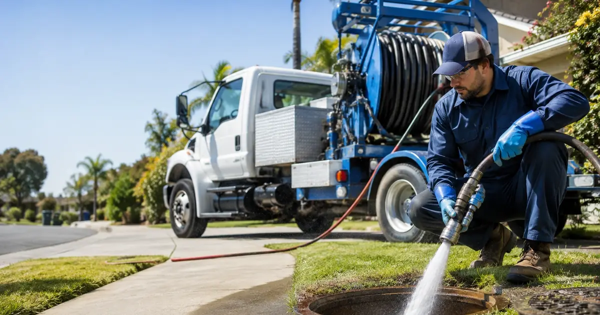 Hydro jet sewer cleaning Norwalk