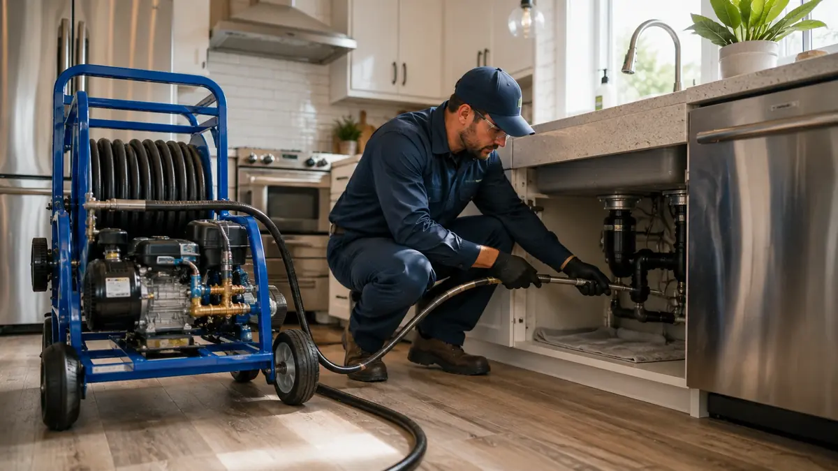 Kitchen Drain Hydro Jetting in Norwalk