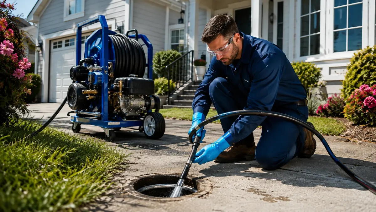 Residential Hydro Jet Drain Cleaning in Norwalk