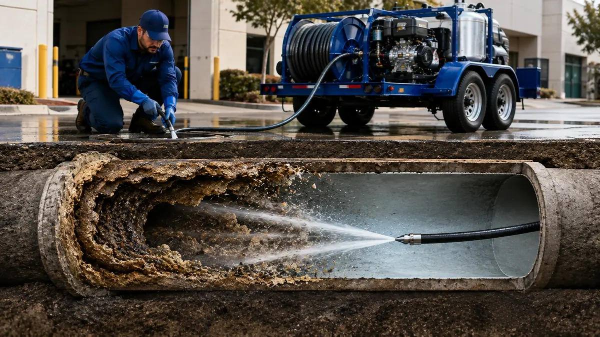 Sewer Pipe Descaling in Norwalk